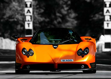 Orange Supercar