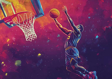 Basketball Dunk Artwork
