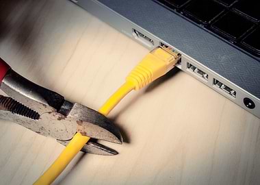 Ethernet cable cut pliers yel det ang