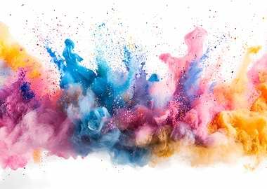 Colorful Powder Explosion