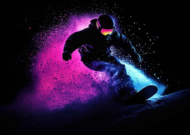 Snowboarder Silhouette