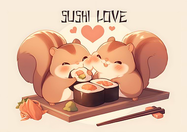 Sushi Love Squirrels