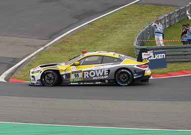 BMW M4 Rowe On Track At The Nurburgring 24H 2024