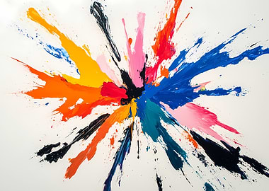 Abstract Color Explosion