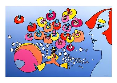Peter Max Pop Art Print
