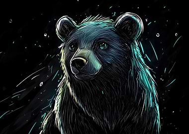 Bear with Blue Eyes