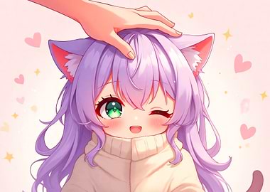 Pet the Cat Girl