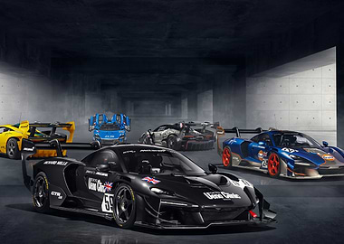 McLaren Senna GTR Race Cars