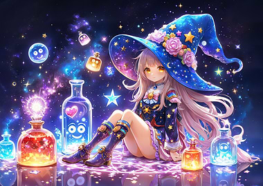 Witch with Potions