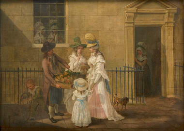 Street Scene with Fruit Seller