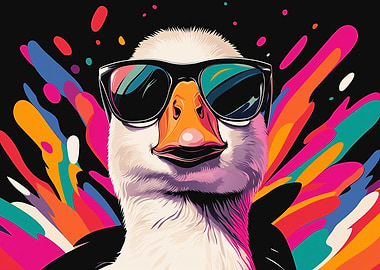 Cool Goose in Sunglasses