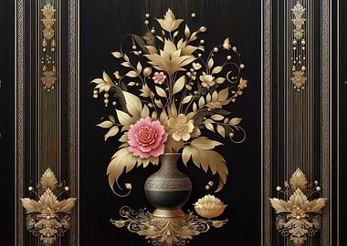 Gold Floral Arrangement