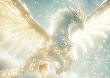 White Dragon Soaring
