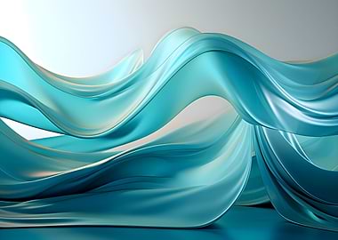 Abstract Blue Waves