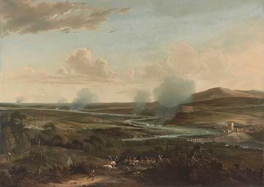 Battle Scene Painting