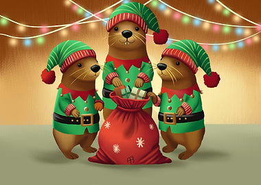 African Rock Dassie Elves