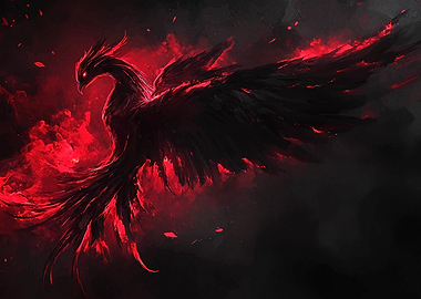 Black Phoenix in Flames