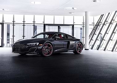 Black Audi R8 Coupe