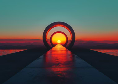 Sunset Gateway Magic Portal