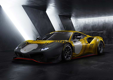 Ferrari 488 GT3 Race Car