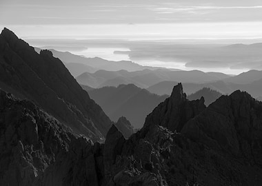 Mountain Range Panorama