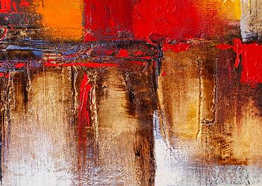 Abstract Oil Painting