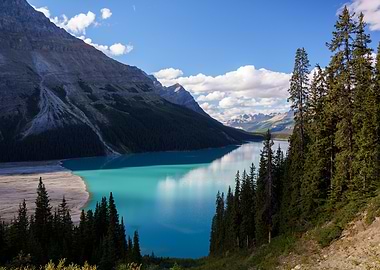 Mountain Lake Landscape