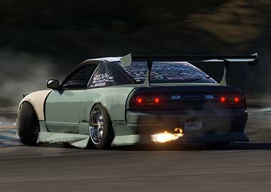 Nissan 180sx Drifting