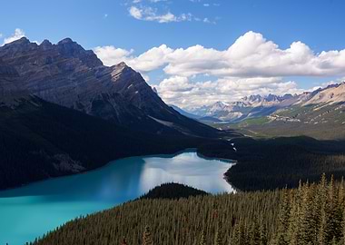 Mountain Lake Landscape