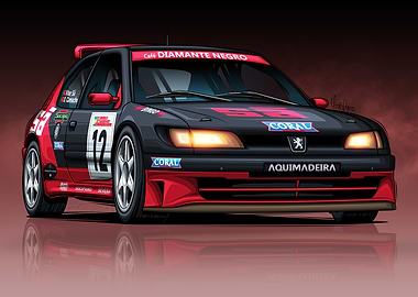 Peugeot 306 Maxi Kit Car Rally Car