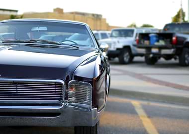Classic Car Front View
