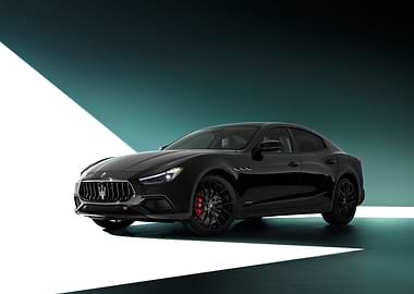 Black Maserati Ghibli