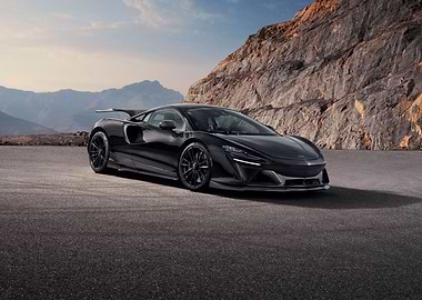 Black McLaren 765LT
