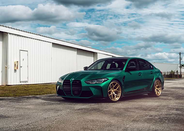 Green BMW M3