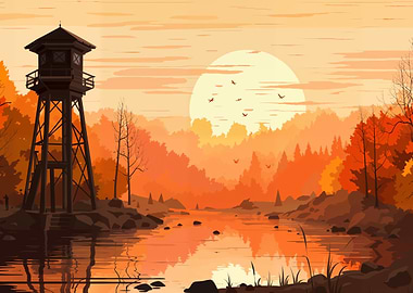 Sunset Forest Lookout