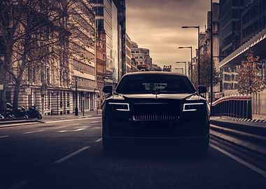 Black Rolls Royce Phantom