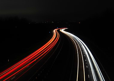 M65 light trails