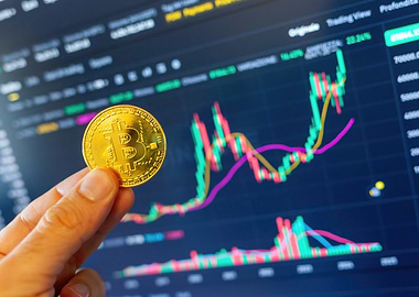 Bitcoin Coin and Chart