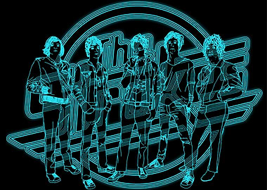 The Strokes Band Outline