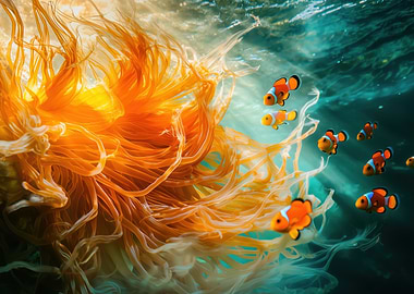 Clownfish and Anemone