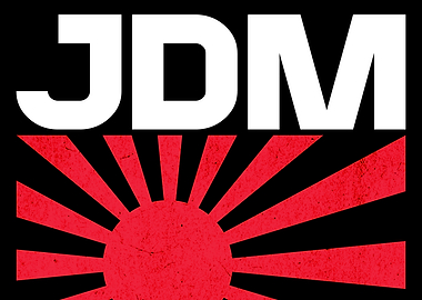 JDM Rising Sun Japanese Car Lover Design