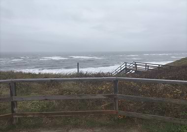 Stormy Beach View
