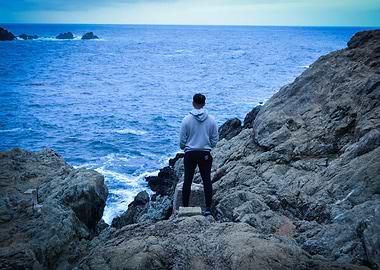 Thinking Man and the Sea