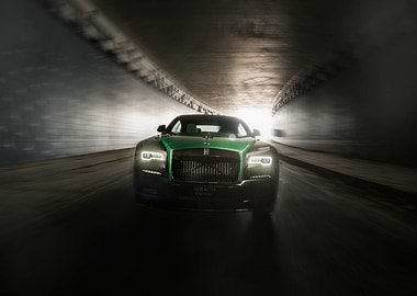 Green Rolls Royce Wraith