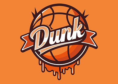 Basketball Dunk Logo