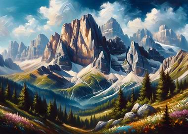 Majestic Mountain Landscape