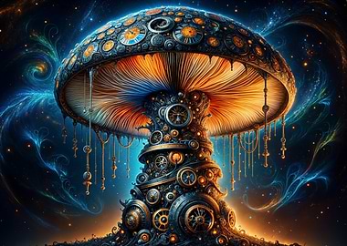 Cosmic Mushroom Gears of the Universe