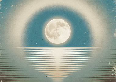 Full Moon Over Water