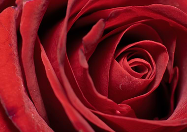 Red Rose Close-Up