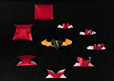 Origami Winged Broken Heart